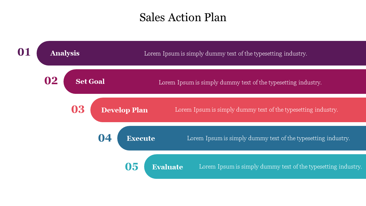 Creative Sales Action Plan PowerPoint Presentation